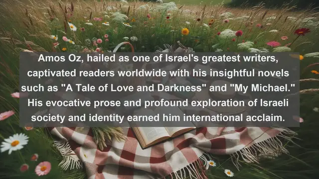 Video thumbnail for Unveiling Literary Excellence: Top 10 Renowned Writers from Israel