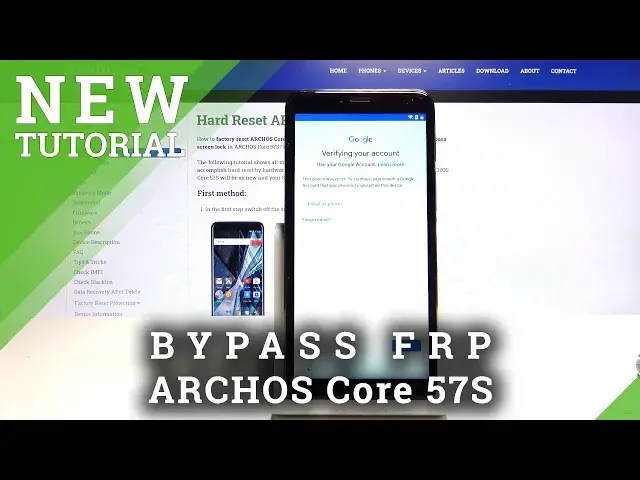 'Video thumbnail for How to Skip Google Verification in ARCHOS Core 57S – Remove Google Credentials'
