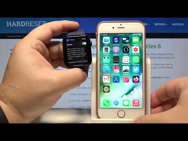 Video thumbnail for How to Enable Zoom on APPLE Watch Series 6 - Use Visual Accessibility