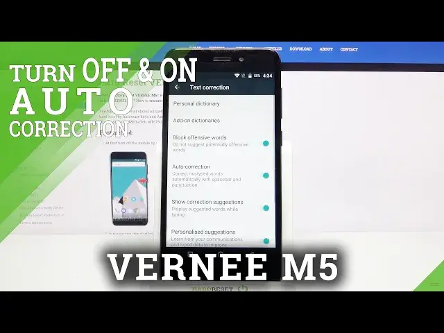 Video thumbnail for How to Turn On / Off Auto-Correction in Vernee M5 - Find Automatic Text Correction Feature