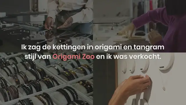 Video thumbnail for Superleuke kettingen in origami en tangram stijl: