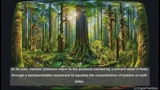 Video thumbnail for Osmotic pressure in biology