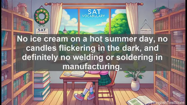 Video thumbnail for 5000 Must Know SAT Vocabulary - Fusible: The Meltable Adjective You Need to Know for the SAT