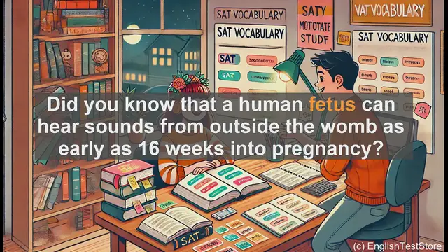 Video thumbnail for 5000 Must Know SAT Vocabulary - SAT Vocabulary: Understanding the Term 'Fetus'