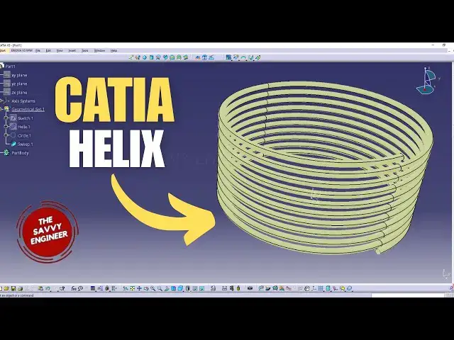 'Video thumbnail for CATIA | Learn How to Design an Helix in 2 Minutes!'