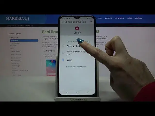 'Video thumbnail for How to Manage App Permission in SAMSUNG Galaxy A12 – Adjust App Manager'