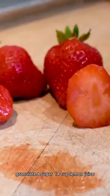 Video thumbnail for strawberry jam recipe