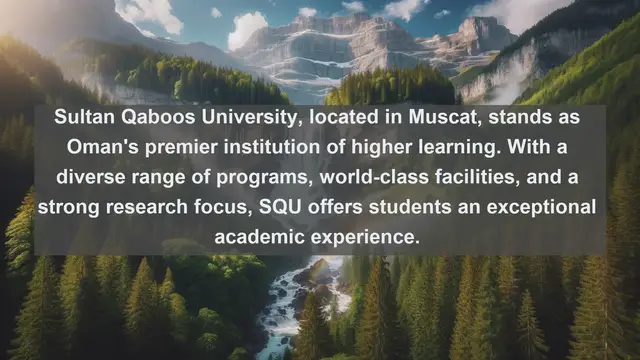 Video thumbnail for Unveiling Excellence: Top 10 Favorite Universities in Oman