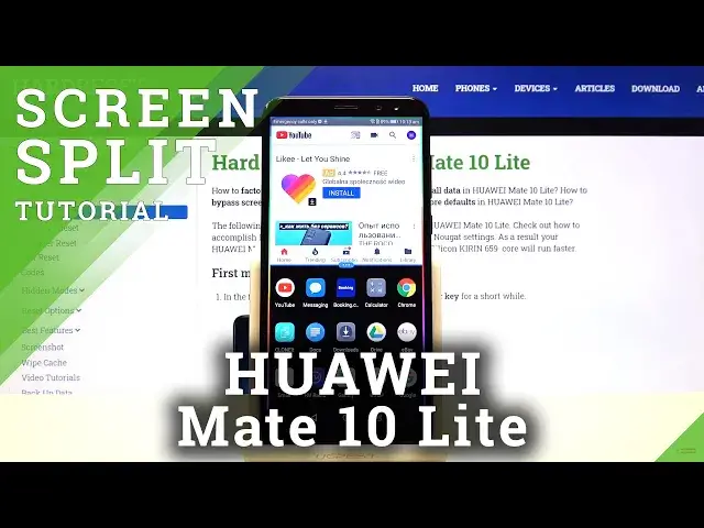 'Video thumbnail for HUAWEI Mate 10 Lite – Turn On and Use Split Screen Feature'