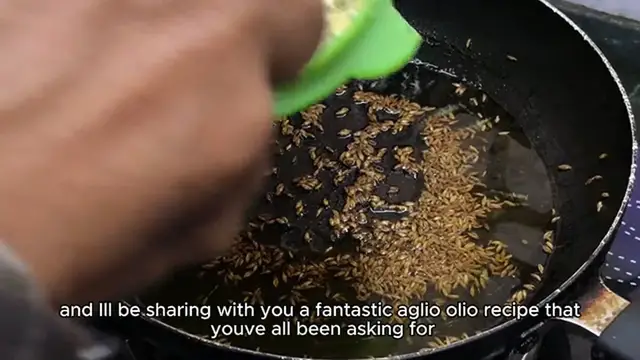 Video thumbnail for Aglio olio recipe