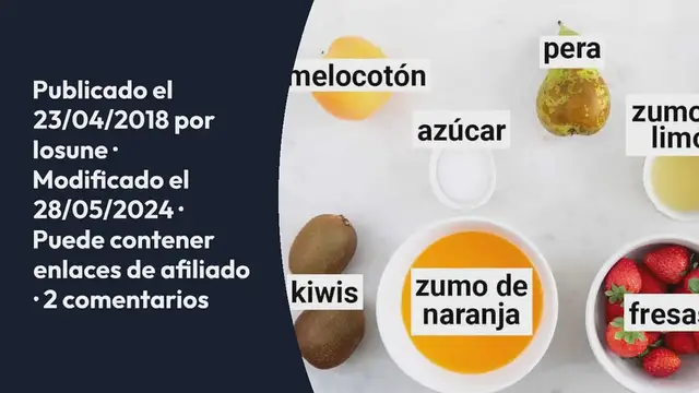 Video thumbnail for Cómo Hacer Macedonia de Frutas