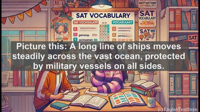 Video thumbnail for 5000 Must Know SAT Vocabulary - SAT Vocabulary: Understanding the Word 'Convoy'