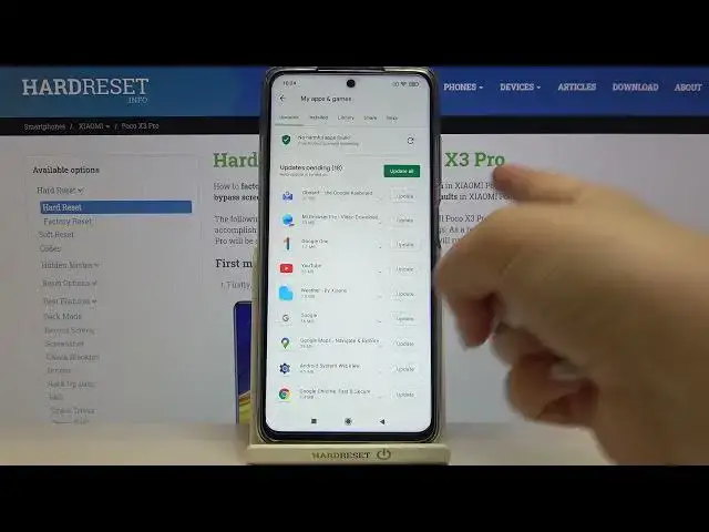'Video thumbnail for How to Update Apps in POCO X3 Pro – Install Newest Apps Versions'