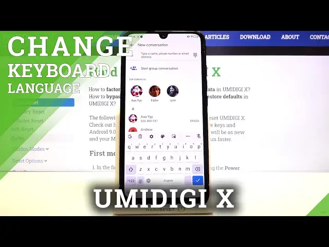 'Video thumbnail for How to Change Keyboard Language on UMIDIGI X – Change Input Language'