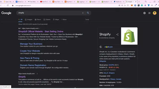 Video thumbnail for How To Pay Shopify Plan With Paypal (Very Easy)  Tutorial Step by Step