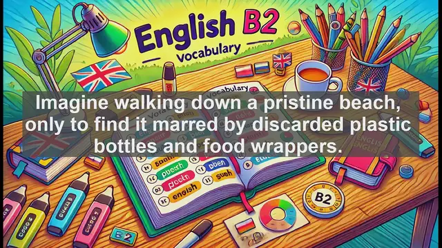 Video thumbnail for 1500 Must Know CEFR B2 Vocabulary - Understanding 'Litter': A Versatile Word in Advanced English