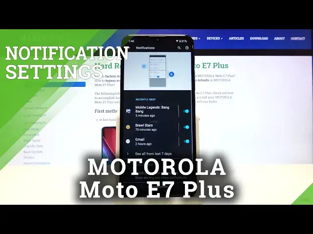 'Video thumbnail for How to Personalize Notifications in MOTOROLA Moto E7 Plus – Find Notification Settings'