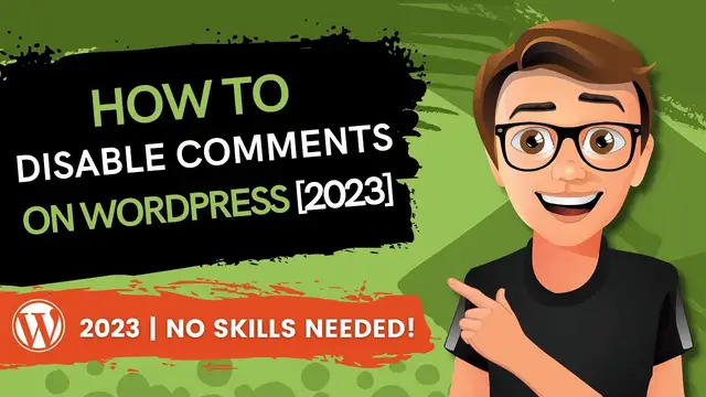 Video thumbnail for How To Disable Comments On WordPress 2023 [THE EASY WAY]