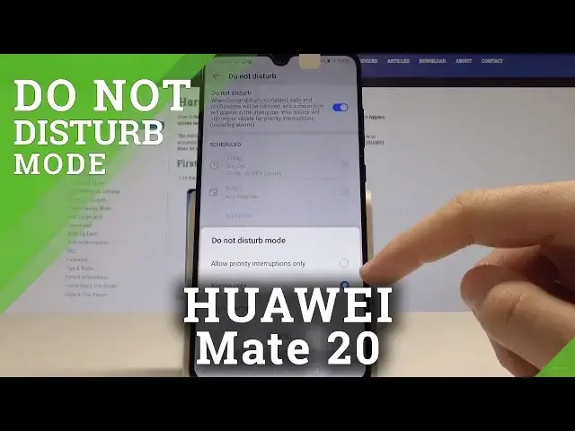 Video thumbnail for How to Allow Do Not Disturb on HUAWEI Mate 20 - Set Up Do Not Disturb