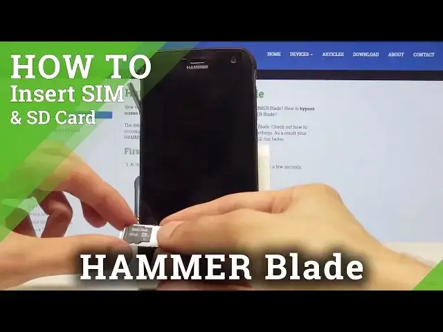 Video thumbnail for How to Insert Nano SIM & SD Card into HAMMER Blade
