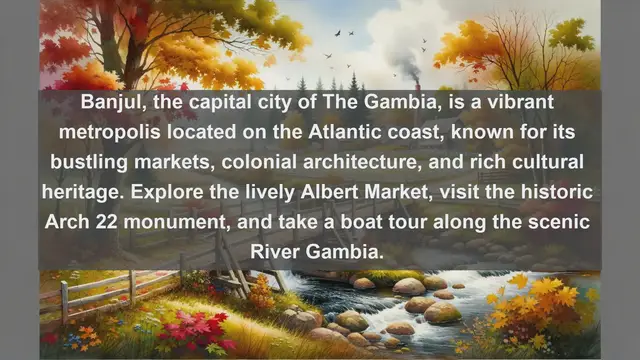 Video thumbnail for Discover The Gambia's Charm: Top 10 Most Beautiful Cities to Explore