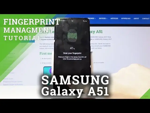 'Video thumbnail for How to Add Fingerprint in Samsung Galaxy A51 – Screen Lock'
