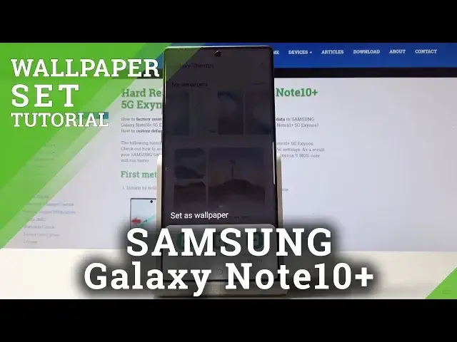 Video thumbnail for How to Change Wallpaper in SAMSUNG Galaxy Note 10+
