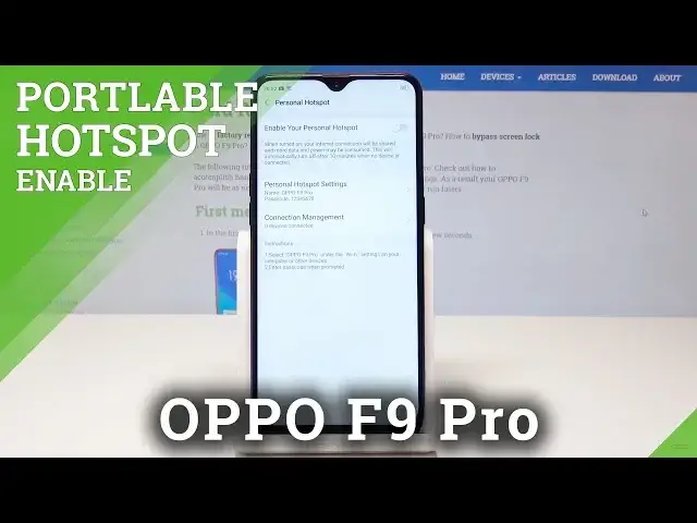 Video thumbnail for How to Activate Portable Hotspot in OPPO F9 Pro - Share Wi-Fi