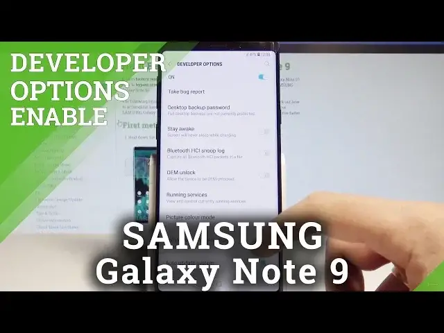Video thumbnail for How to Enable Developer Options SAMSUNG Galaxy Note 9 - Allow OEM Unlock / USB Debugging
