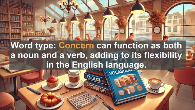 Video thumbnail for 1500 Must Know CEFR B2 Vocabulary - Understanding the Word 'Concern': Meanings, Uses, and Common Mistakes