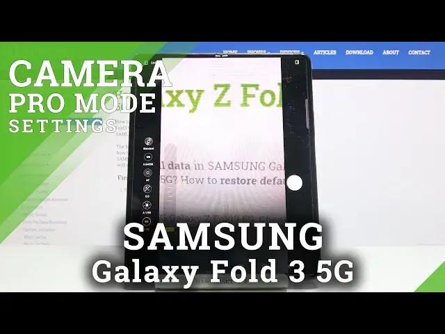 Video thumbnail for How to Use Camera Pro Mode in Samsung Galaxy Fold 3 5G - Use Professional Camera Settings