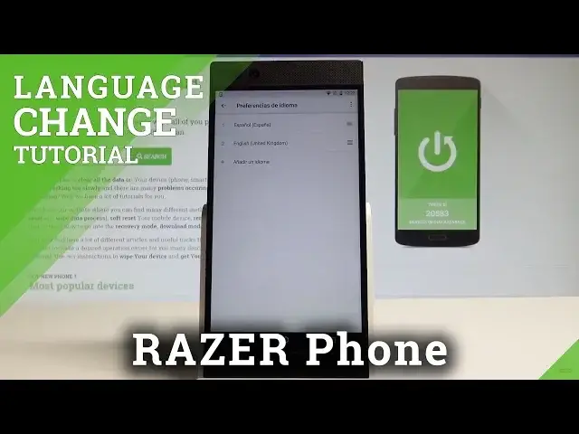 'Video thumbnail for How to Change Language on RAZER Phone - Language Settings |HardReset.Info'