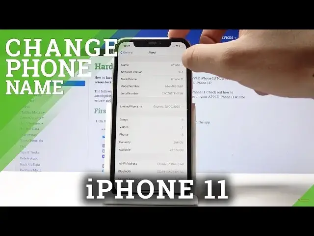 'Video thumbnail for How to Change Device’s name in iPhone 11 – Personalize APPLE iPhone'