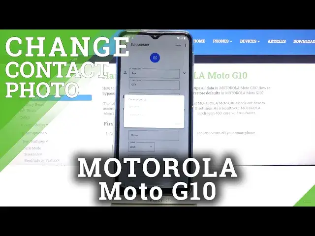 'Video thumbnail for How to Add Photo to Contact in MOTOROLA Moto G10 – Personalize Contact List'