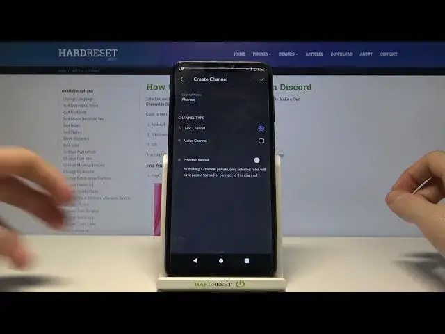 'Video thumbnail for How to Create Text Channel on Discord – Discord App on Android phone'