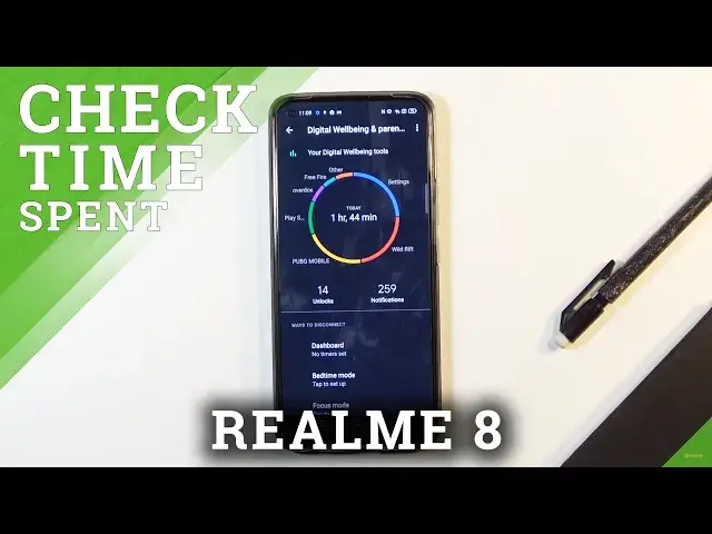 Video thumbnail for How to Check Total Screen Time on REALME 8 - Display Time Statistics
