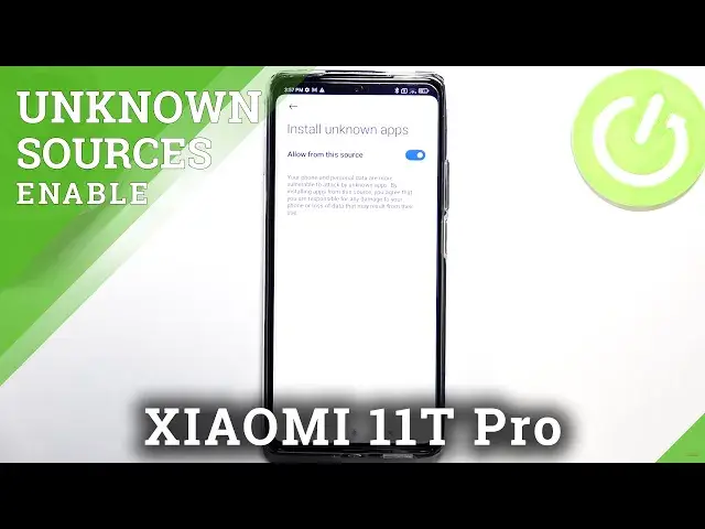 Video thumbnail for How to Download Apps From Unknown Sources on XIAOMI 11T Pro - Allow App Installation
