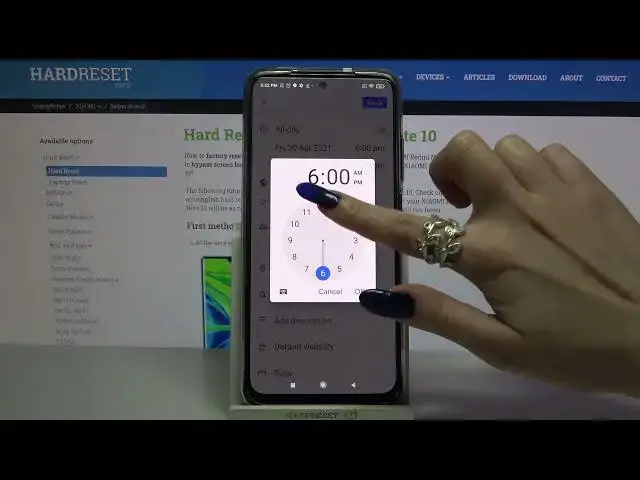'Video thumbnail for How to Add Event to Calendar on XIAOMI Redmi Note 10 – Use Google Calendar'
