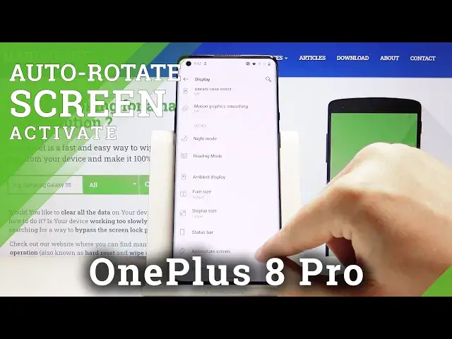 'Video thumbnail for How to Activate Auto Rotation in OnePlus 8 Pro – Turn Screen'
