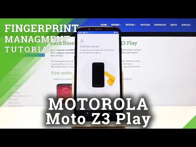 'Video thumbnail for How to Add Fingerprint in MOTOROLA Moto Z3 Play – Set Fingerprint Unlock'