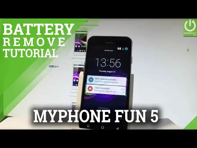 'Video thumbnail for How to Remove Battery in myPhone Fun 5 - Repair Stuck Android'