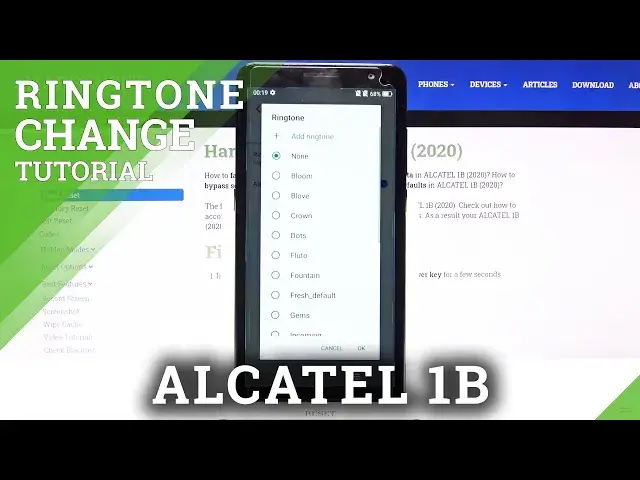 Video thumbnail for How to Change Ringtone on ALCATEL 1B (2020) – Ringtone Collection