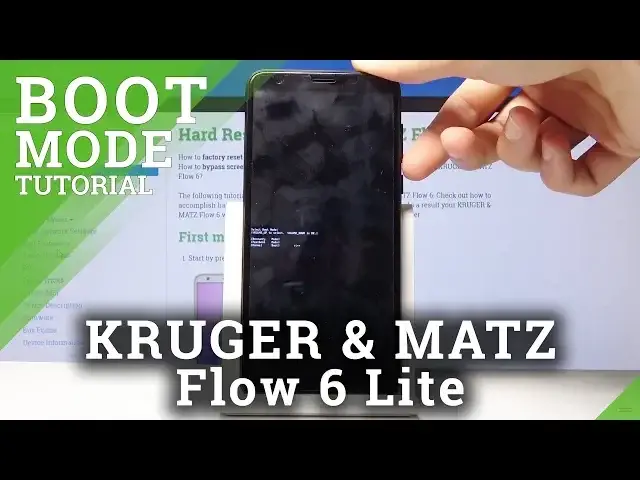'Video thumbnail for How to Enter & Quit Boot Mode in KRUGER & MATZ Flow 6 - Boot Mode'