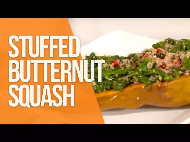 Video thumbnail for Real Food Live | Stuffed Butternut Squash