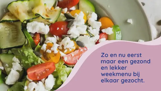 Video thumbnail for Weekmenu week 12 – 2024