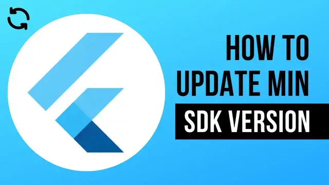 Video thumbnail for How to Update Flutter Minimum SDK Version? Flutter minSdkVersion error!