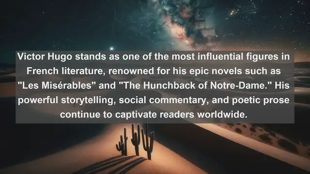 Video thumbnail for Exploring French Literary Greats: Top 10 Famous Writers from France