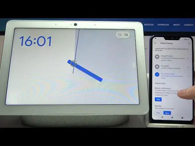 Video thumbnail for How to Change Background Image on GOOGLE Nest Hub Max - Switch Screensaver Photo on GOOGLE Nest