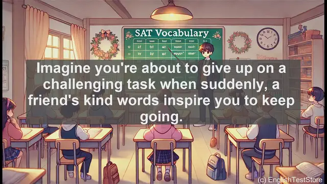 Video thumbnail for 5000 Must Know SAT Vocabulary - SAT Vocabulary: Understanding and Using 'Encourage'