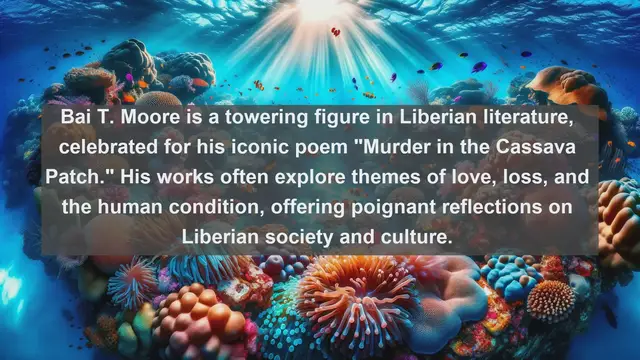 Video thumbnail for Exploring Literary Brilliance: Top 10 Renowned Writers from Liberia